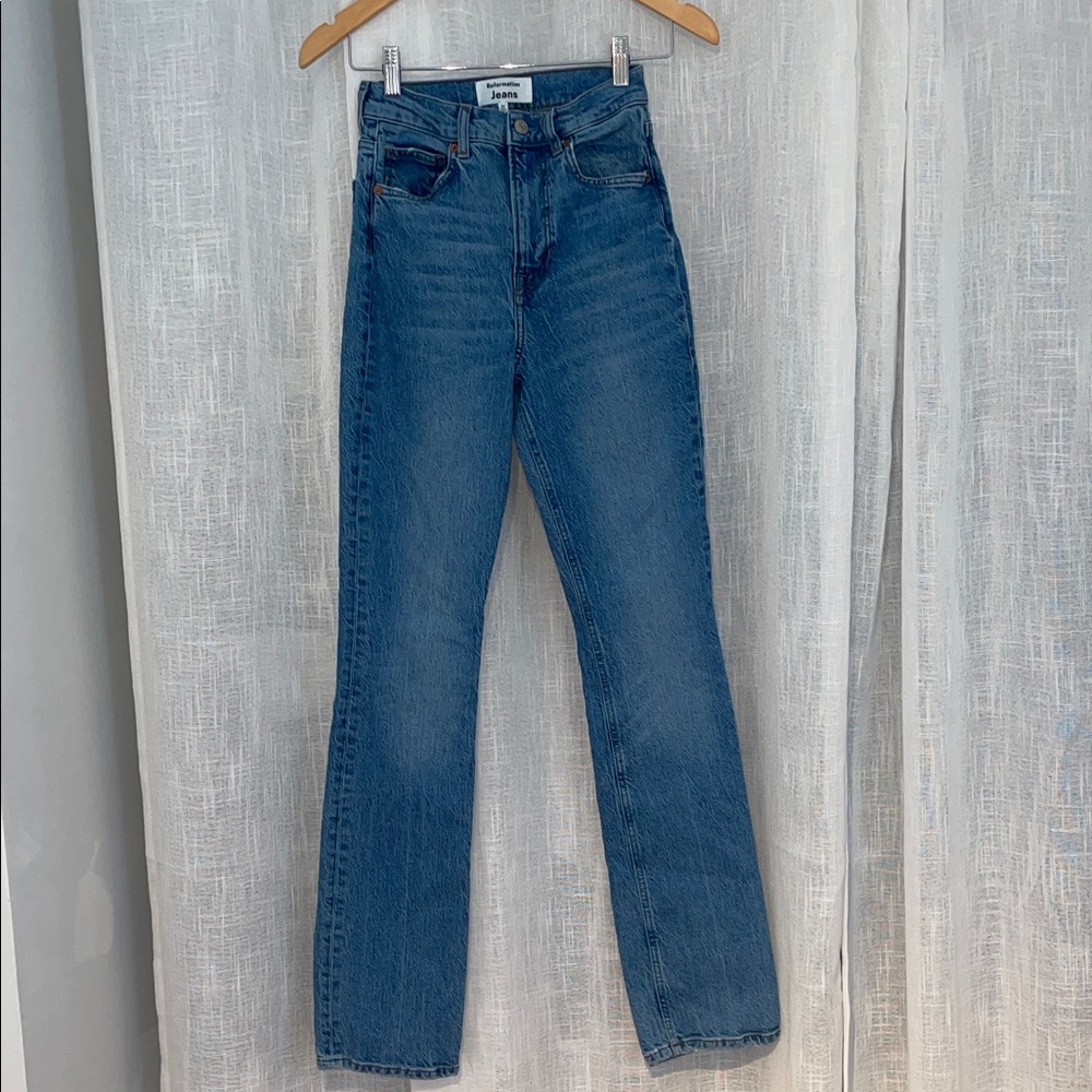 Reformation Peyton High Ride Bootcut Jeans